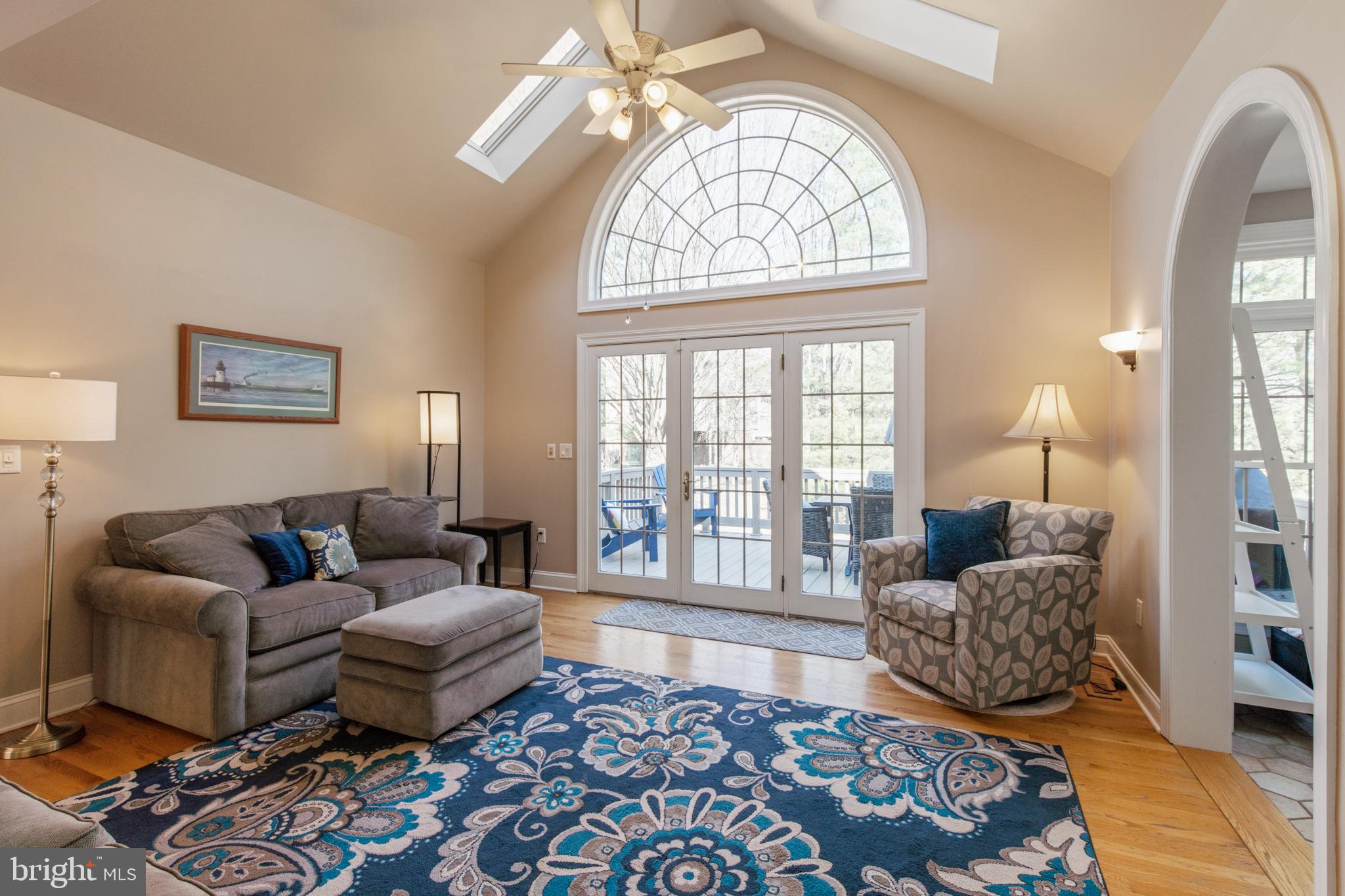 362 North Farm Drive Lititz, PA 17543 - Photo 11 of 39 Great room w/ vaulted ceiling, doors to deck