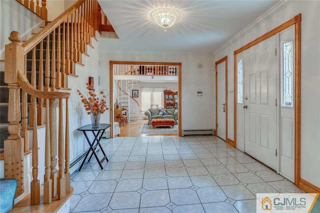 90 Union Valley Road Monroe Township, NJ 08831 - Photo 2 of 25 a view of an entryway with a livingroom