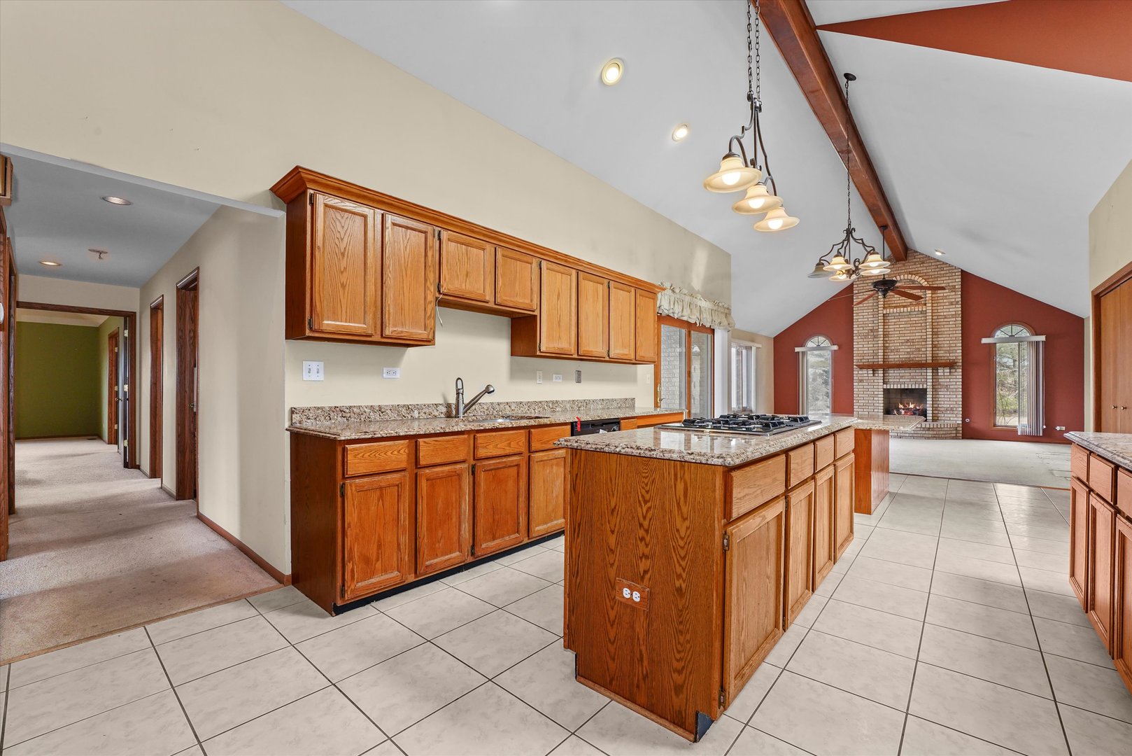 26554 South Winfield Road Monee, IL 60449 - Photo 12 of 31 a kitchen with stainless steel appliances granite countertop a stove a sink dishwasher and a refrigerator