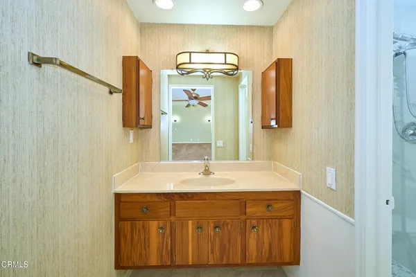 a view of kitchen with wooden floor