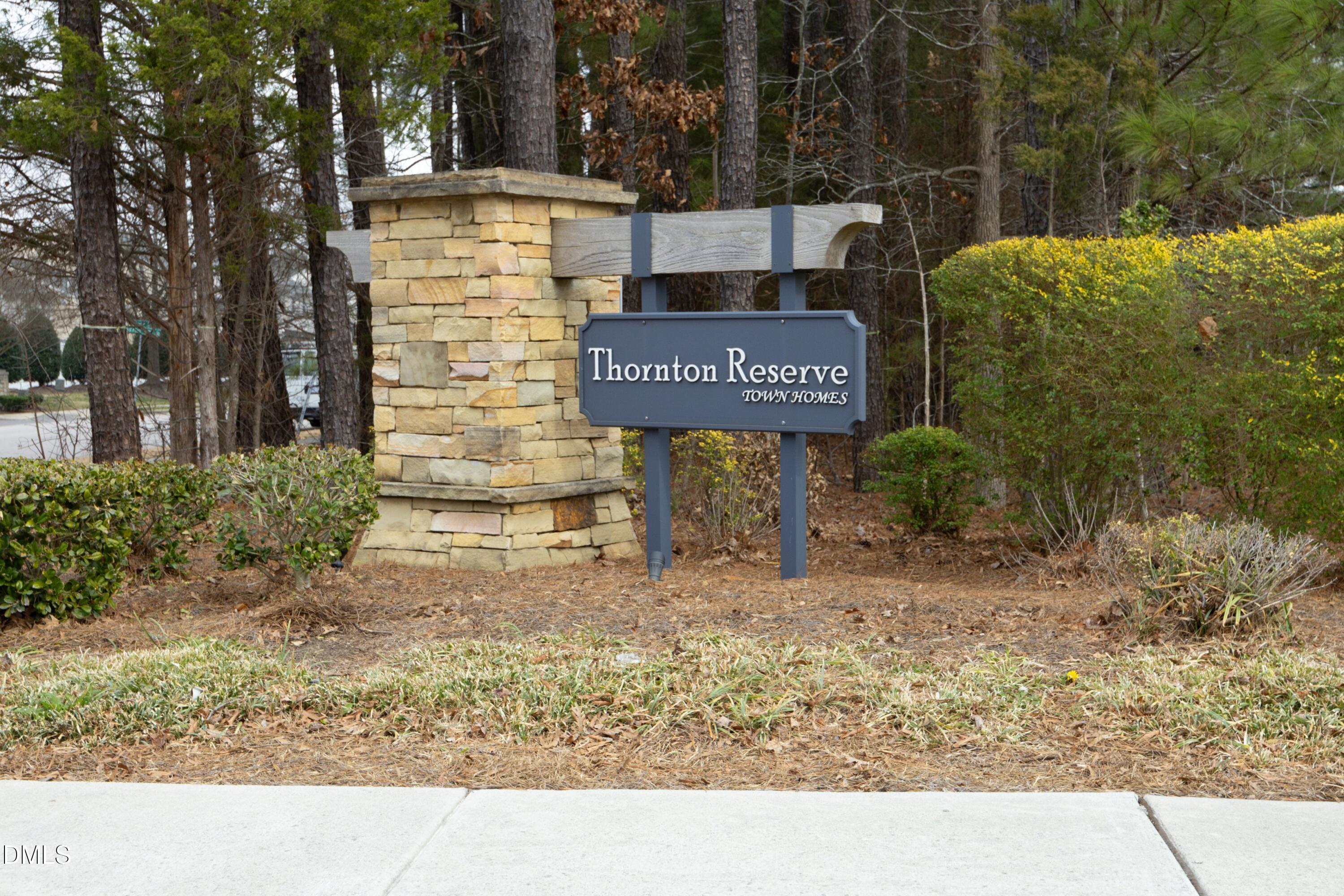 8716 Red Canyon Way Raleigh, NC 27616 - Photo 36 of 36 a sign that is on a brick wall