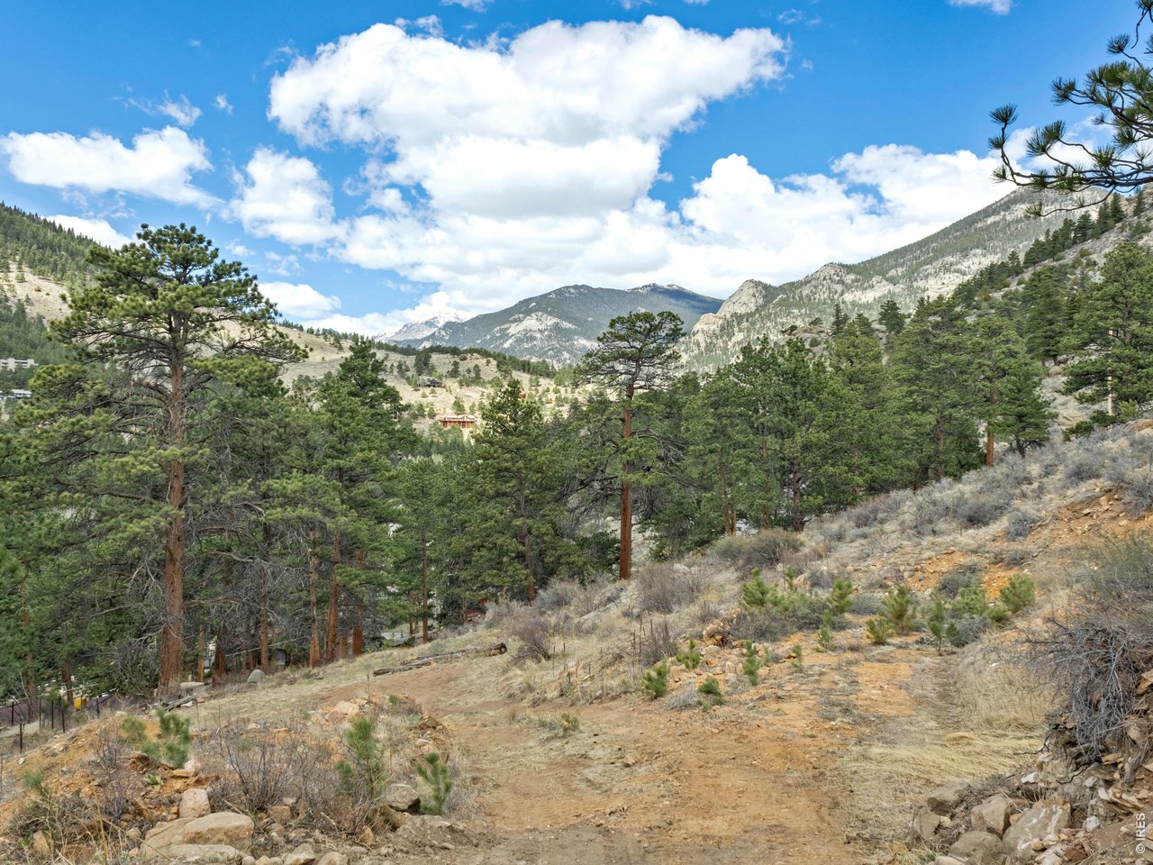 825 Castle Mountain Road Estes Park, CO 80517 - Photo 2 of 18 a view of a covered with snow in the background