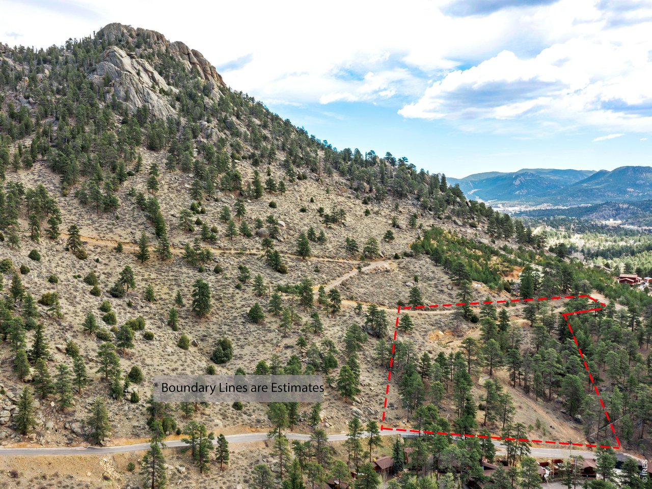 825 Castle Mountain Road Estes Park, CO 80517 - Photo 3 of 18 a view of a city