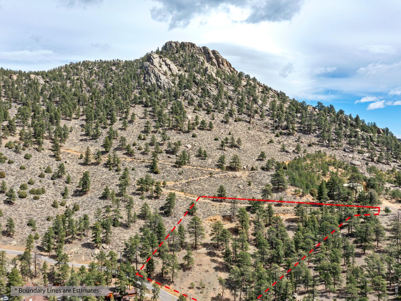 825 Castle Mountain Road Estes Park, CO 80517 - Photo 5 of 18 a view of a building