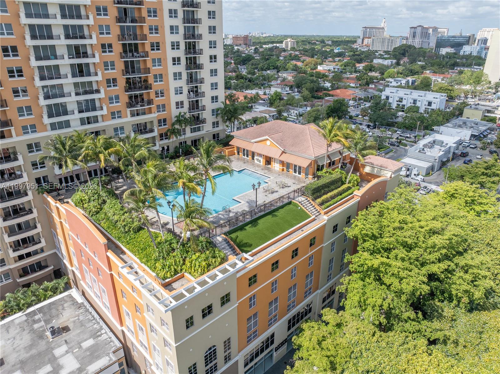 3232 Southwest 22nd Terrace, Unit 607 Miami, FL 33145 - Photo 13 of 20 a city view from a balcony