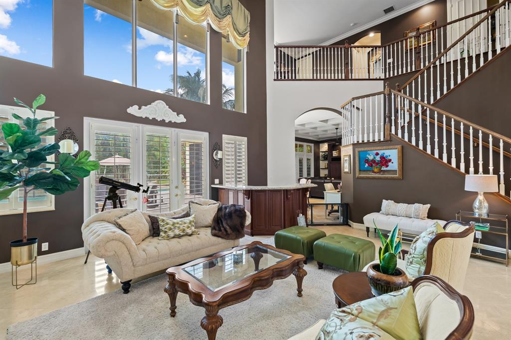 12794 Stonebrook Drive Davie, FL 33330 - Photo 15 of 45 a living room with furniture and a potted plant