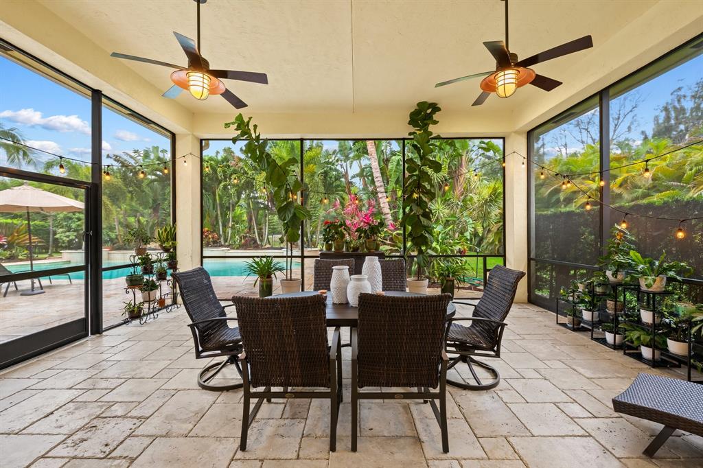 12794 Stonebrook Drive Davie, FL 33330 - Photo 9 of 45 a view of a dining room with furniture window and outside view