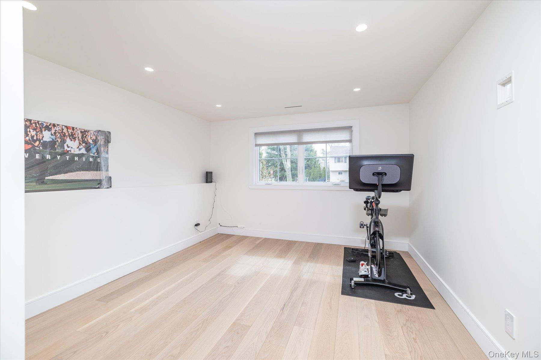 21 Dunhill Road New Hyde Park, NY 11040 - Photo 17 of 20 a view of a room with wooden floor and windows