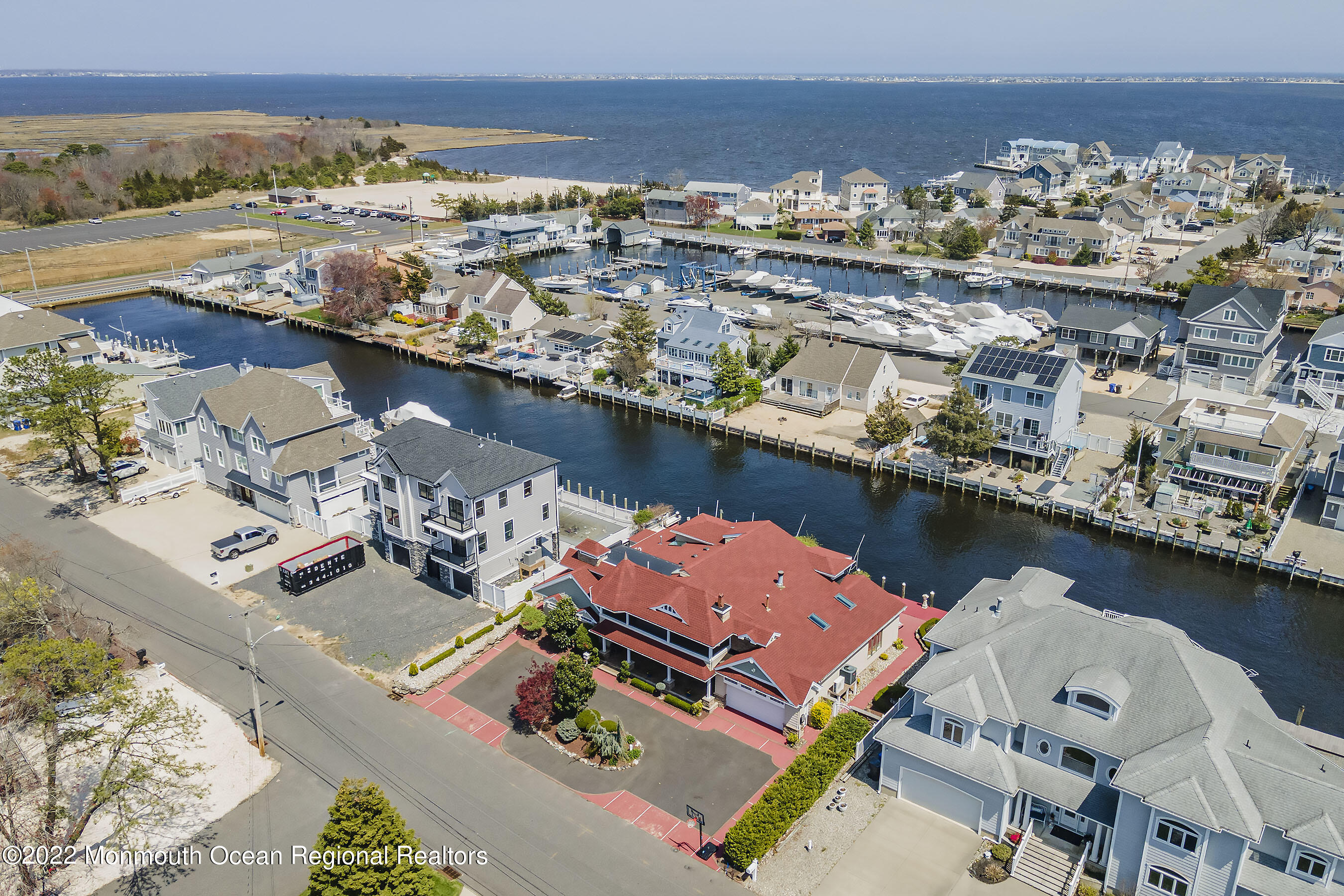44 Mermaid Road Toms River, NJ 08753 - Photo 4 of 63 an aerial view of a house with a ocean view