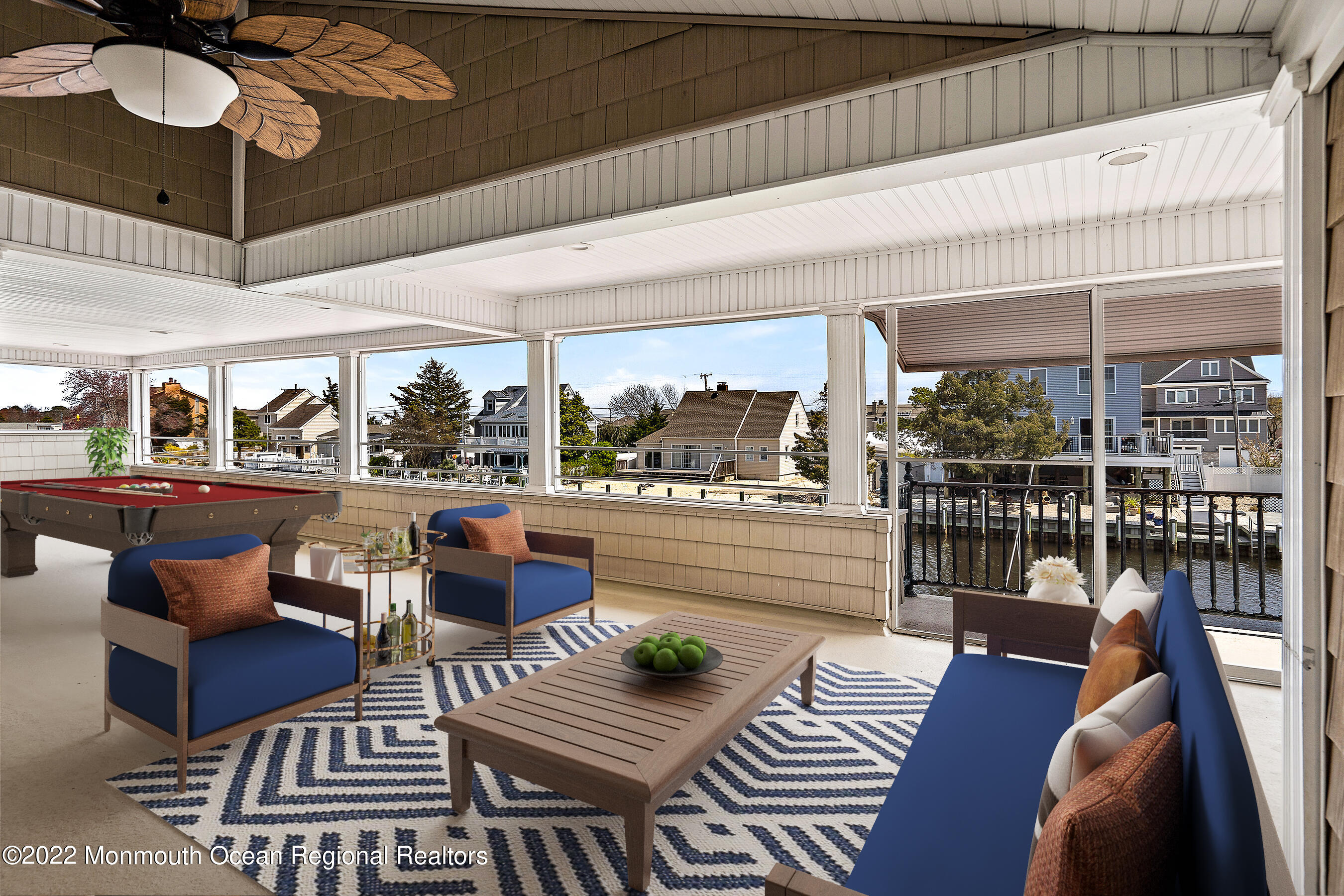 44 Mermaid Road Toms River, NJ 08753 - Photo 43 of 63 a view of a living room and balcony