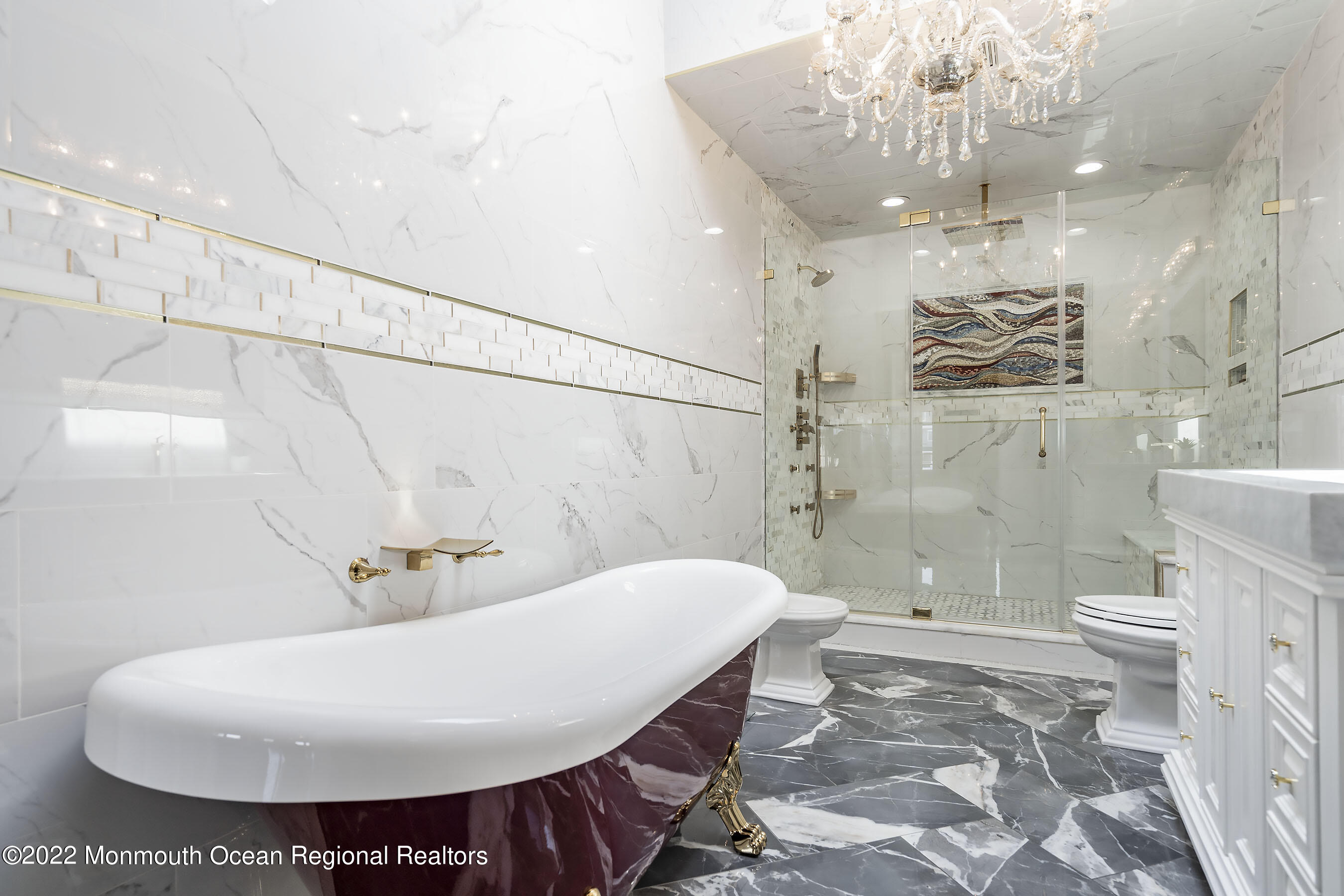 44 Mermaid Road Toms River, NJ 08753 - Photo 51 of 63 a bathroom with a sink toilet and shower