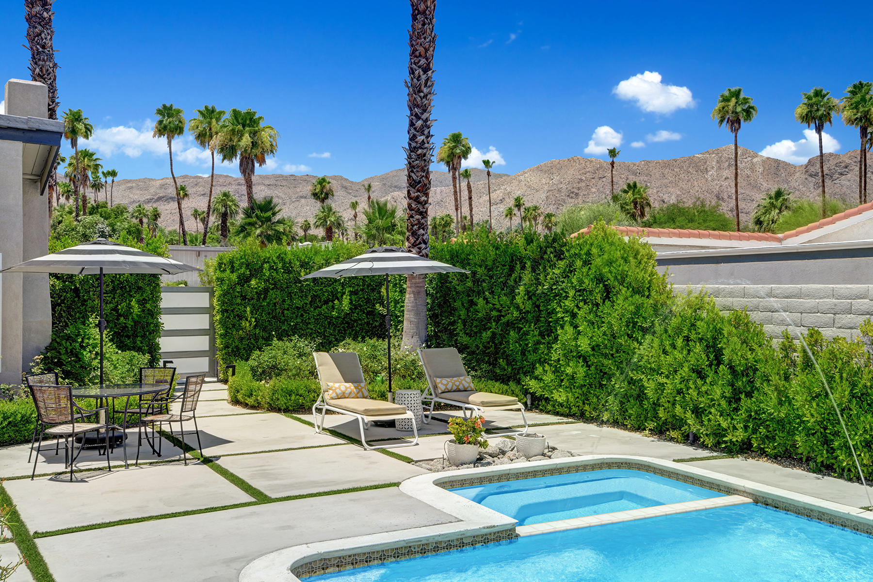 71492 Estellita Drive Rancho Mirage, CA 92270 - Photo 1 of 39 00 POOL SPA AND CHAISES TO MOUNTAINS MLS