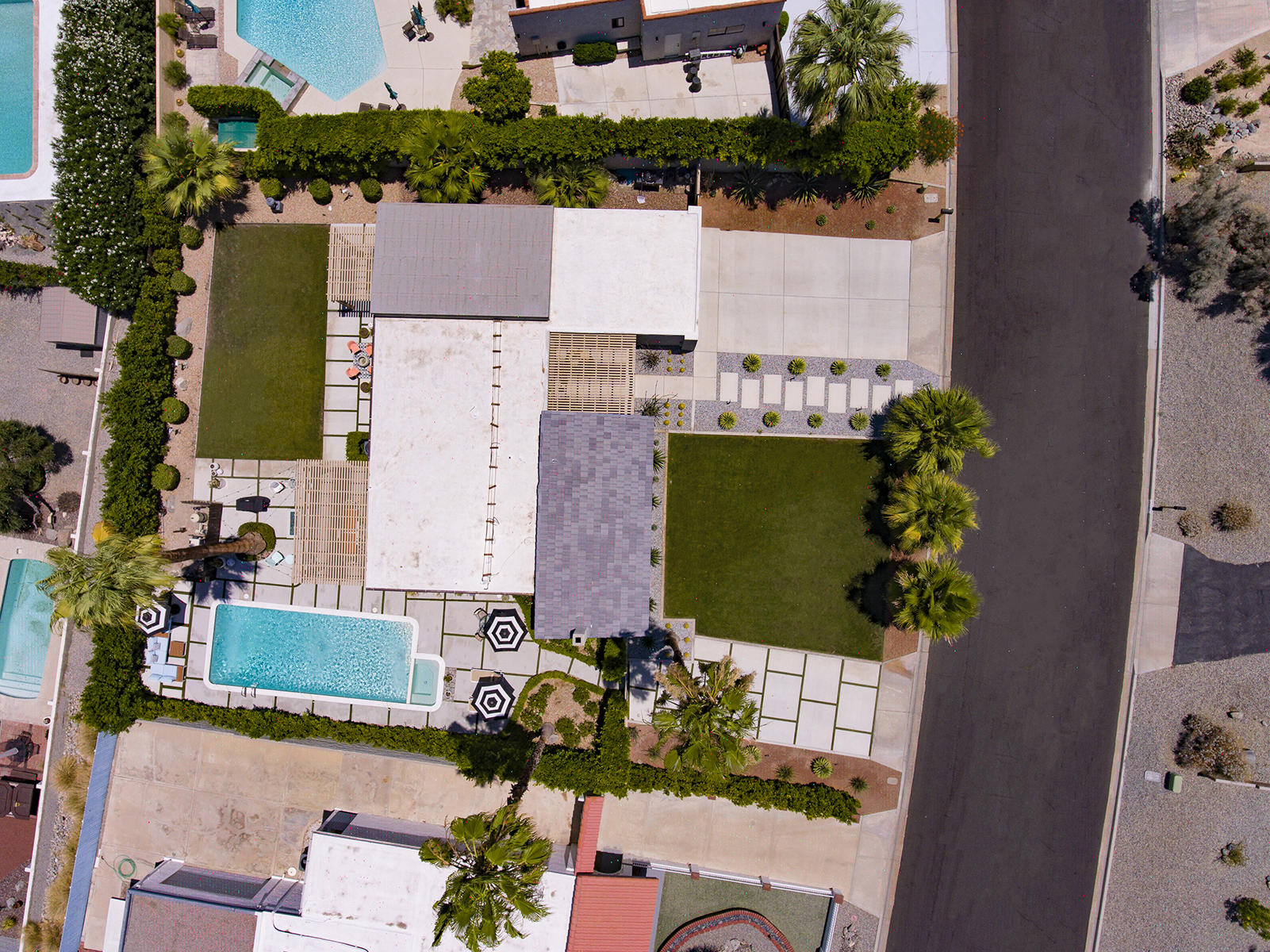 71492 Estellita Drive Rancho Mirage, CA 92270 - Photo 32 of 39 74 DRONE STRAIGHT DOWN MLS