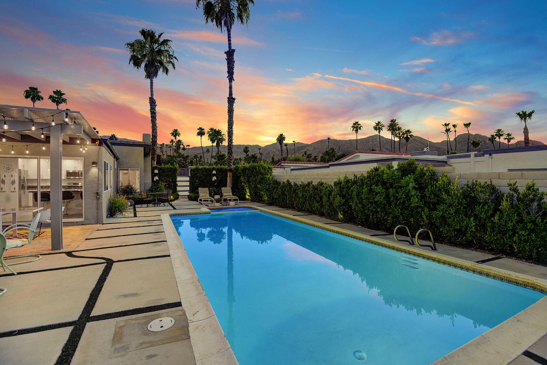 71492 Estellita Drive Rancho Mirage, CA 92270 - Photo 39 of 39 88 POOL TO MOUNTAINS NIGHT MLS