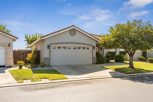 a view of backyard of house
