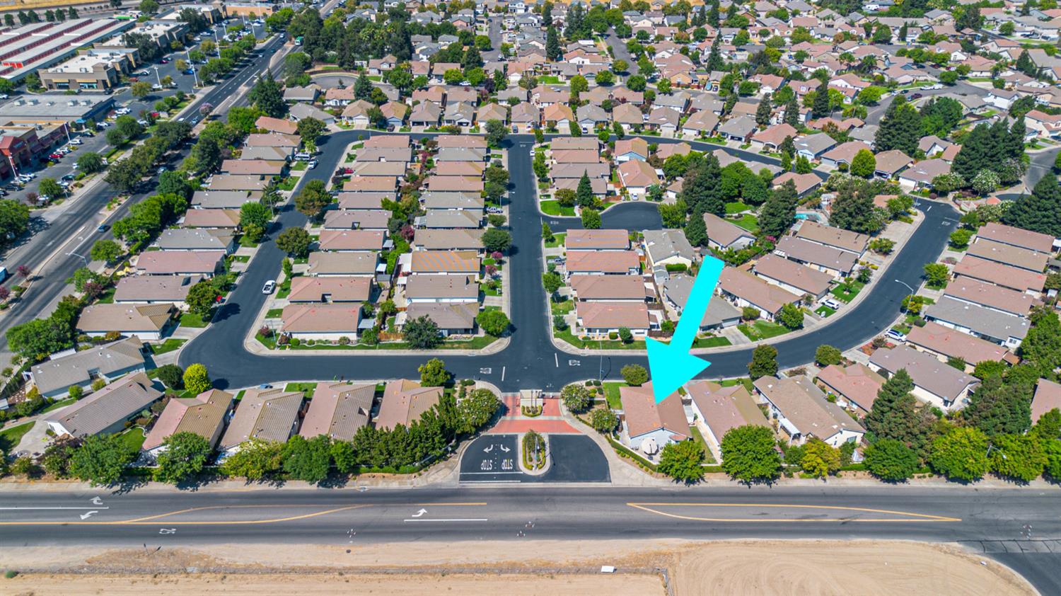 3300 Spring Garden Drive Turlock, CA 95382 - Photo 33 of 34 an aerial view of a city