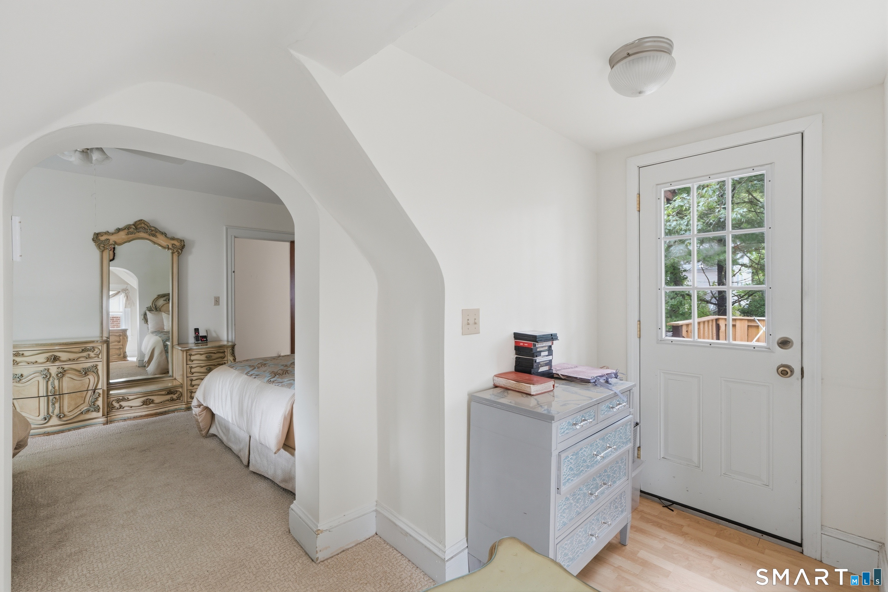 114 Colony Road New Haven, CT 06511 - Photo 21 of 39 Primary Bedroom Alcove leading to private porch overlooking the backyard