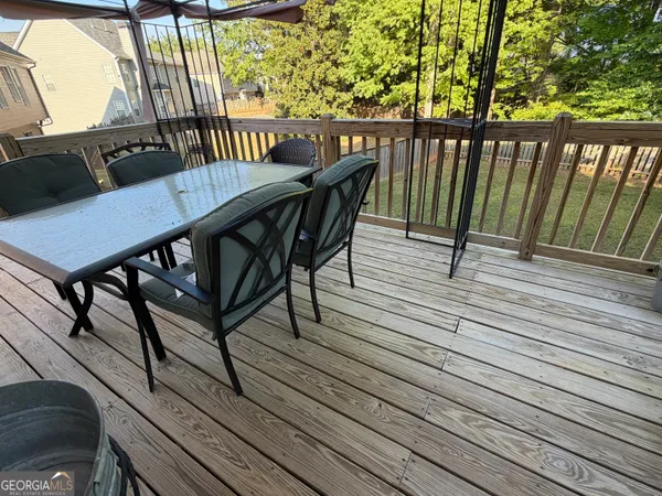 a view of deck and patio