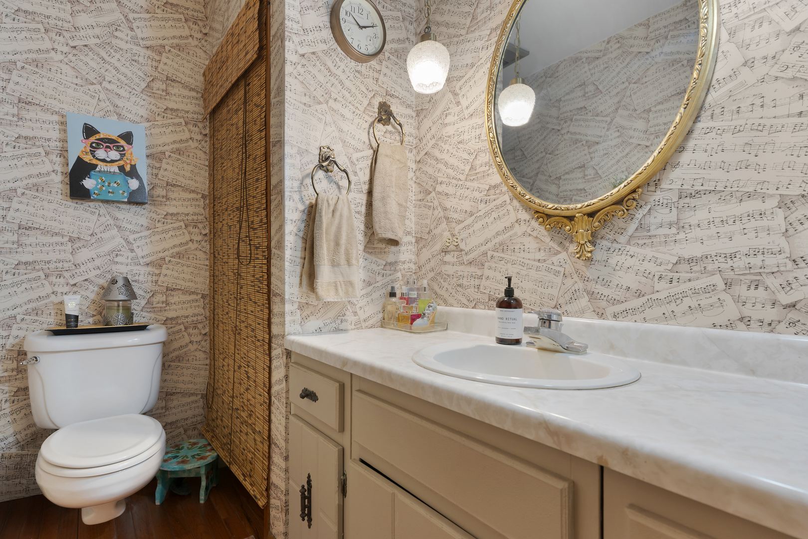 16200 Green Road Harvard, IL 60033 - Photo 12 of 30 a bathroom with a sink mirror and toilet
