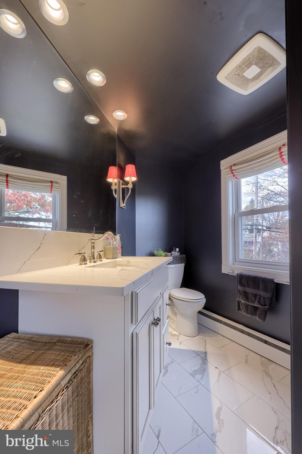 837 Centerville Road Lancaster, PA 17601 - Photo 30 of 91 a bathroom with a sink a toilet and mirror