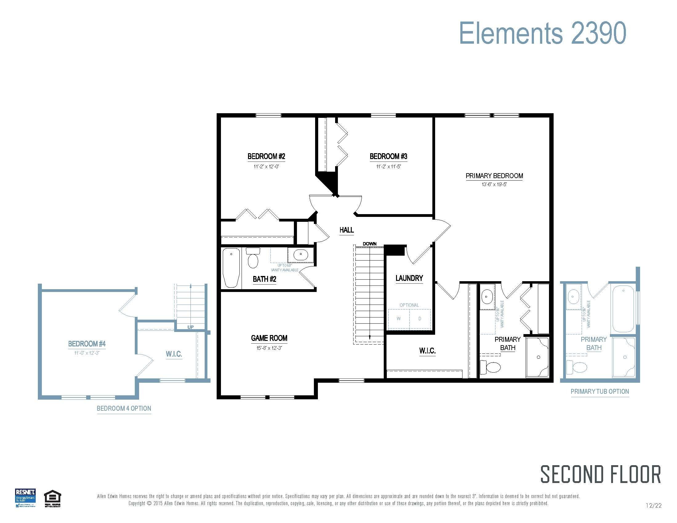3224 Railtown Road Caledonia, MI 49316 - Photo 27 of 35 Elements 2390 V8.0d - Second Floor Unbra