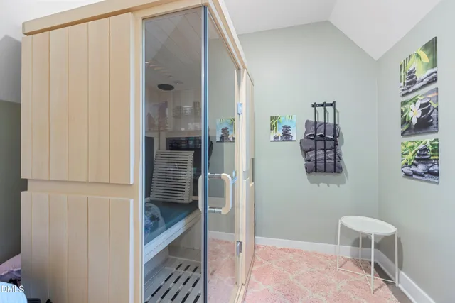 an aerial view of residential house with outdoor space