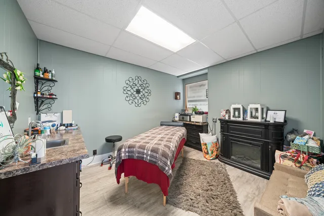 a bathroom with a toilet and a sink