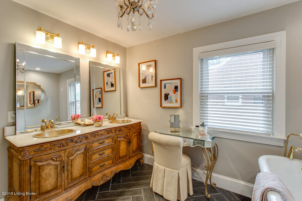 227 Sage Road Louisville, KY 40207 - Photo 30 of 62 Master bathroom with dual marble top vanity
