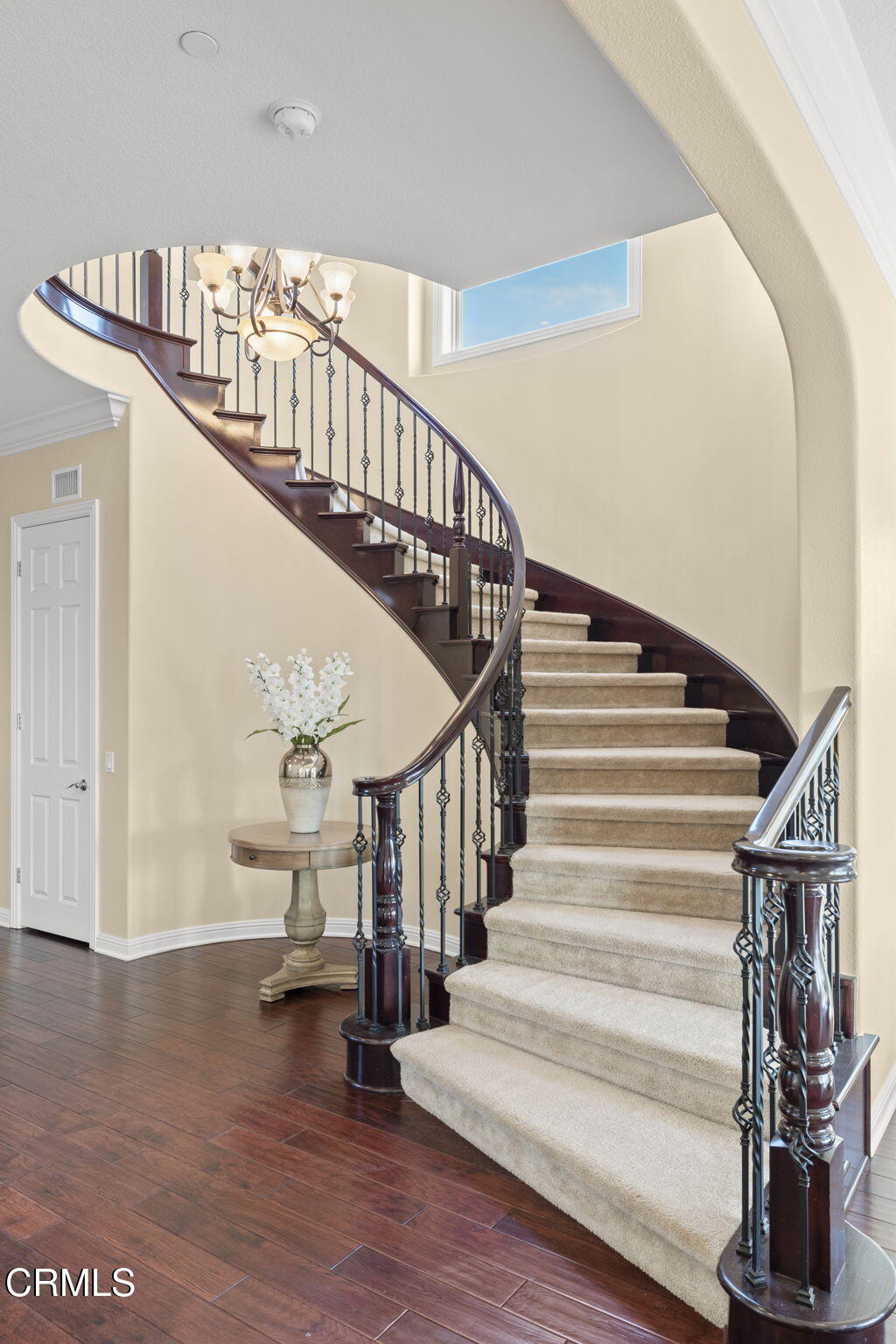 7391 Elk Run Way Moorpark, CA 93021 - Photo 12 of 56 a view of entryway and hall with wooden floor