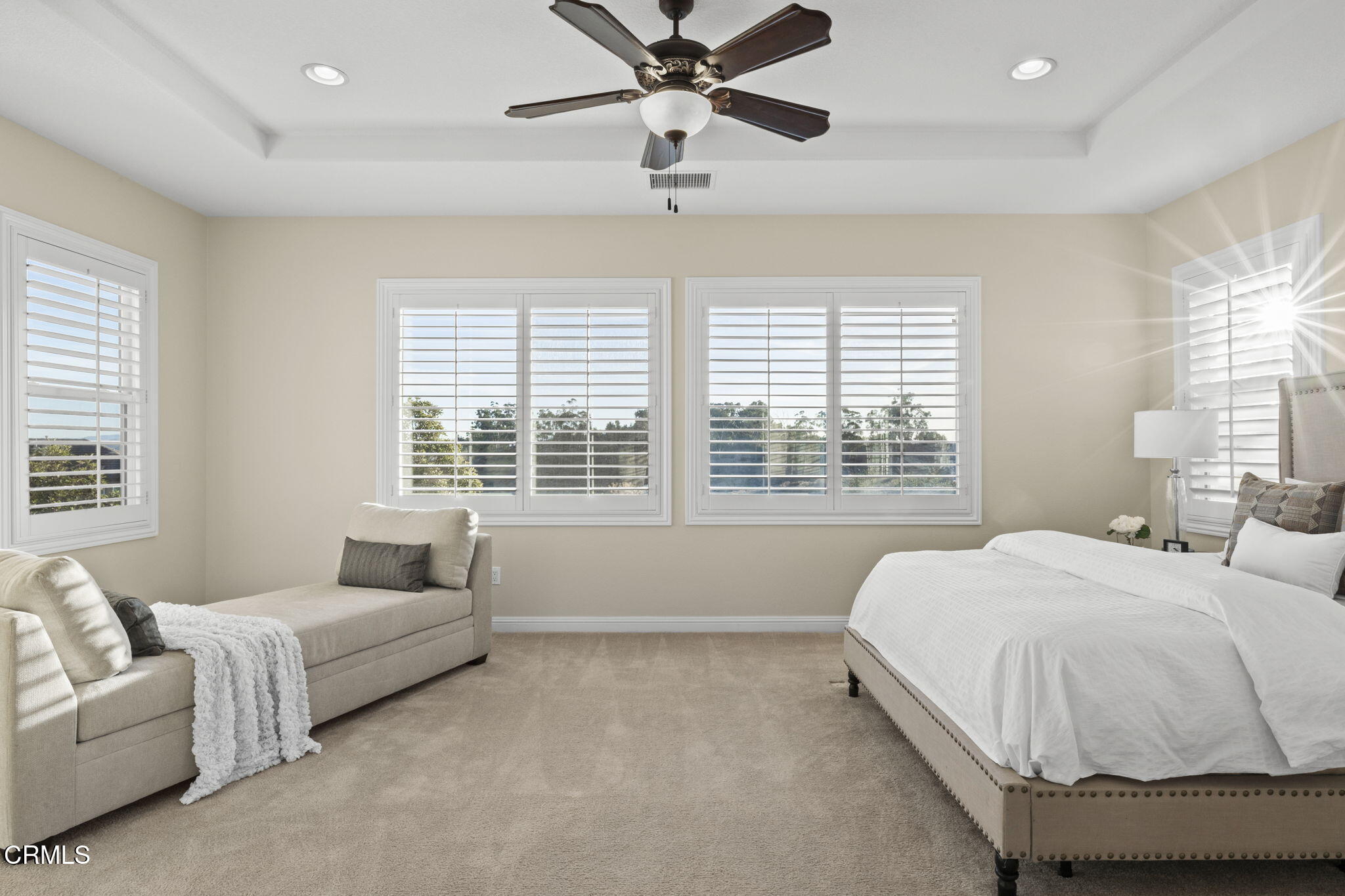 7391 Elk Run Way Moorpark, CA 93021 - Photo 41 of 56 a spacious bedroom with a bed and a large window