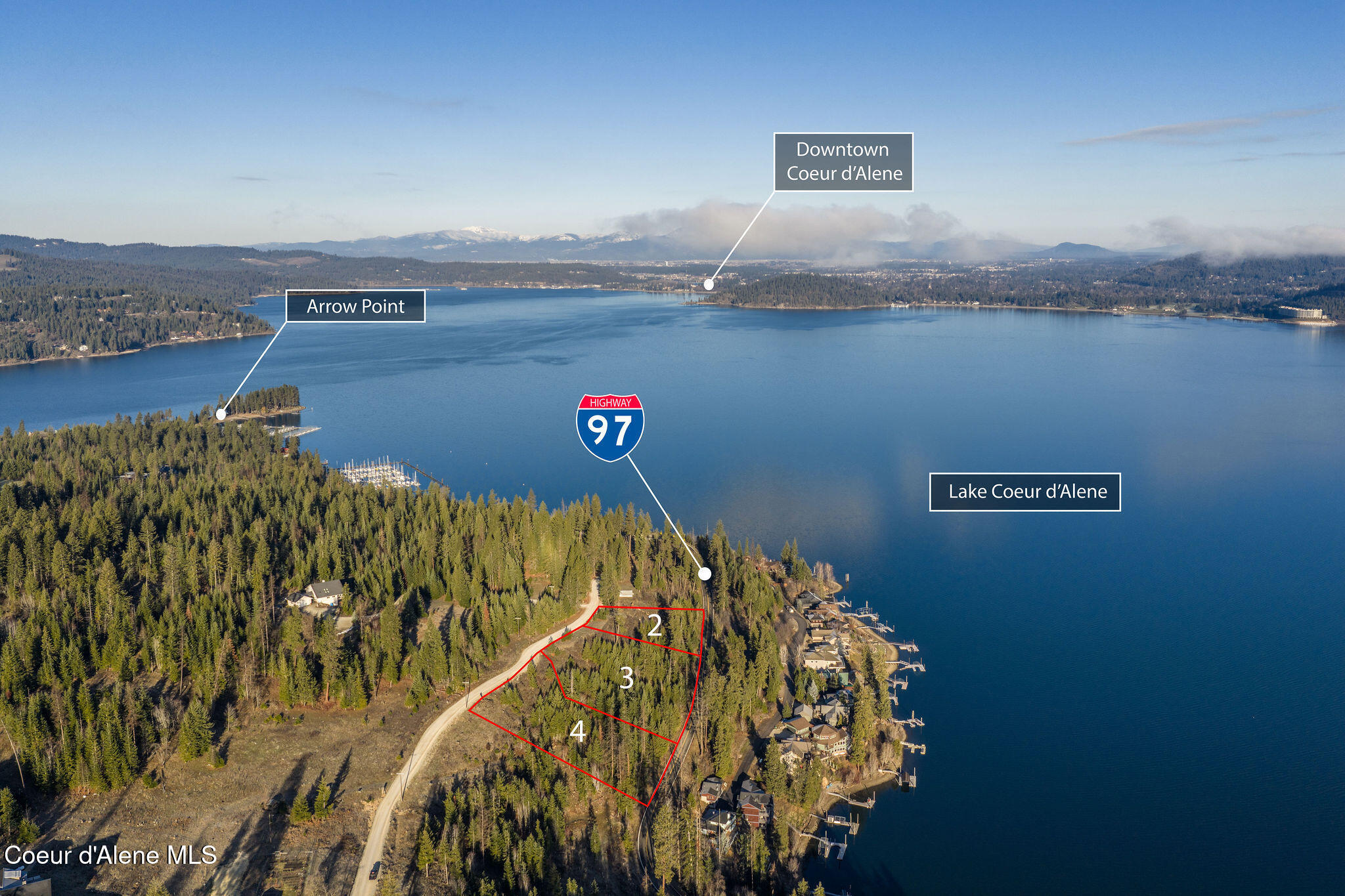 Nka South Arrow Road Harrison, ID 83833 - Photo 2 of 30 Aerial