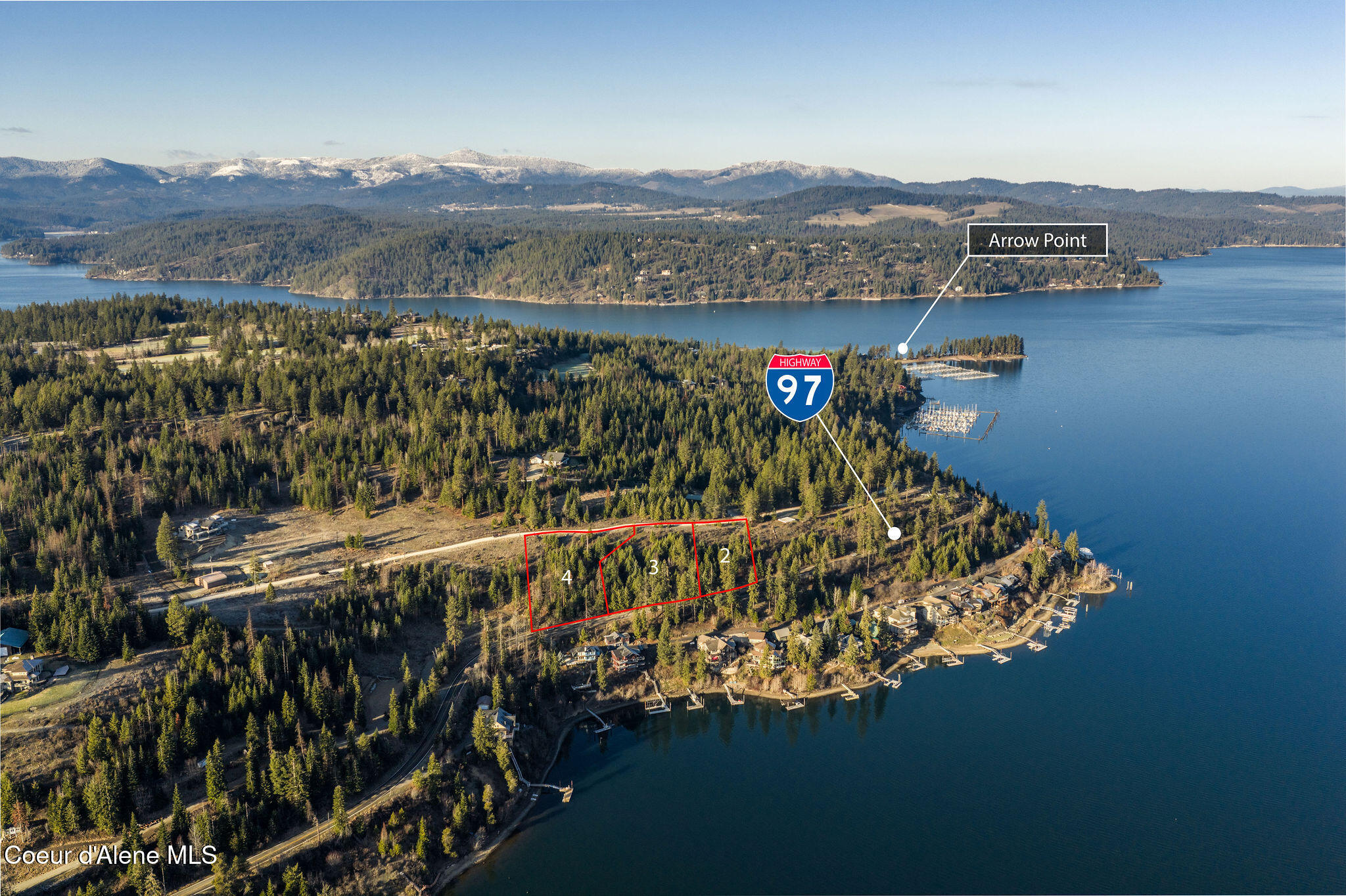 Nka South Arrow Road Harrison, ID 83833 - Photo 24 of 30 Aerial