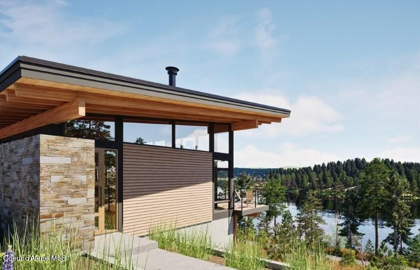 Nka South Arrow Road Harrison, ID 83833 - Photo 29 of 30 Rendering - Entry with View