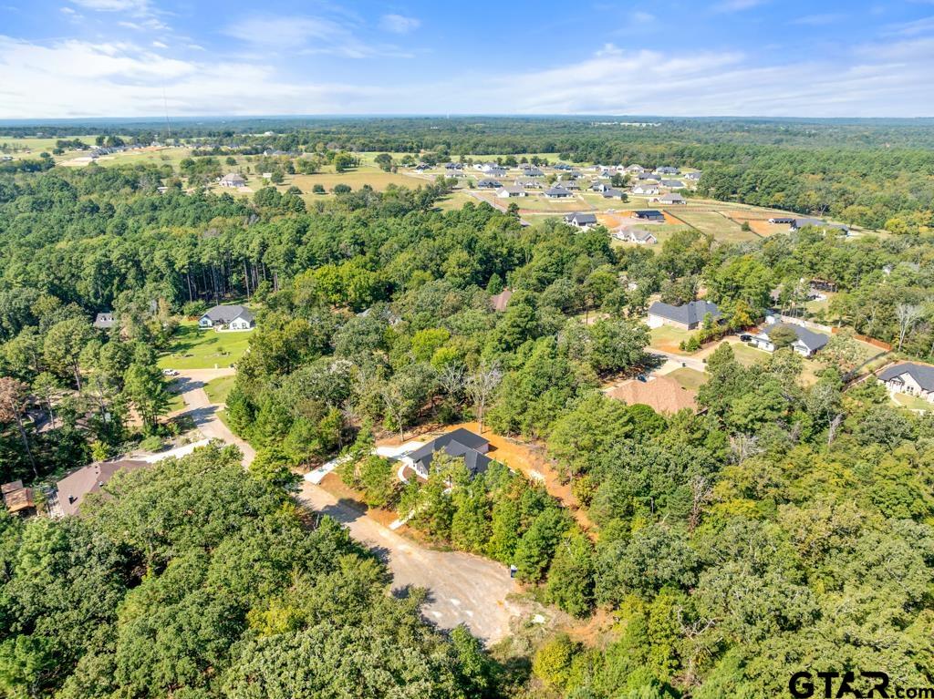 15837 Stillwaters Lindale, TX 75771 - Photo 33 of 34 an aerial view of residential houses with outdoor space and trees