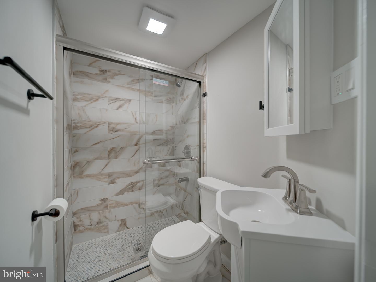 842 South Stepney Road Aberdeen, MD 21001 - Photo 49 of 50 a bathroom with a sink toilet and shower