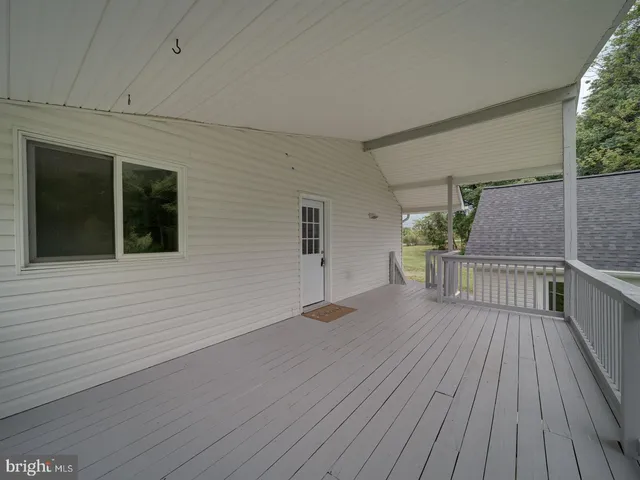 a view of outdoor space and deck