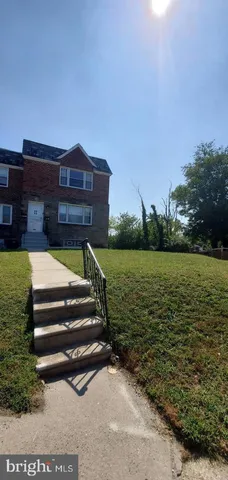 a view of a garden with lawn chairs and a large tree