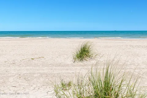 a view of beach and ocean