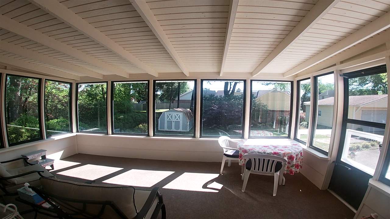 100 Ericson Road Memphis, TN 38018 - Photo 24 of 24 THE SUN ROOM RIGHT OFF OF THE MASTER SUITE OFFERS GREAT VIEWS OF THE BACKYARD, AND EASY ACCESS TO THE BACK PATIO