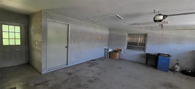 a view of storage and utility room