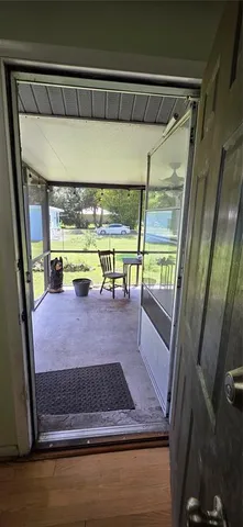 a view of balcony with mountain view