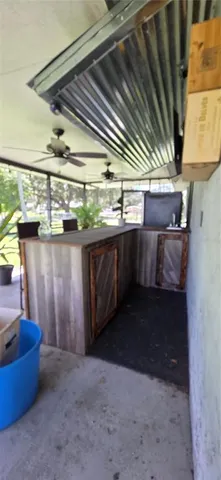 a view of storage and utility room