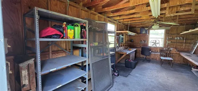 an aerial view of a houses