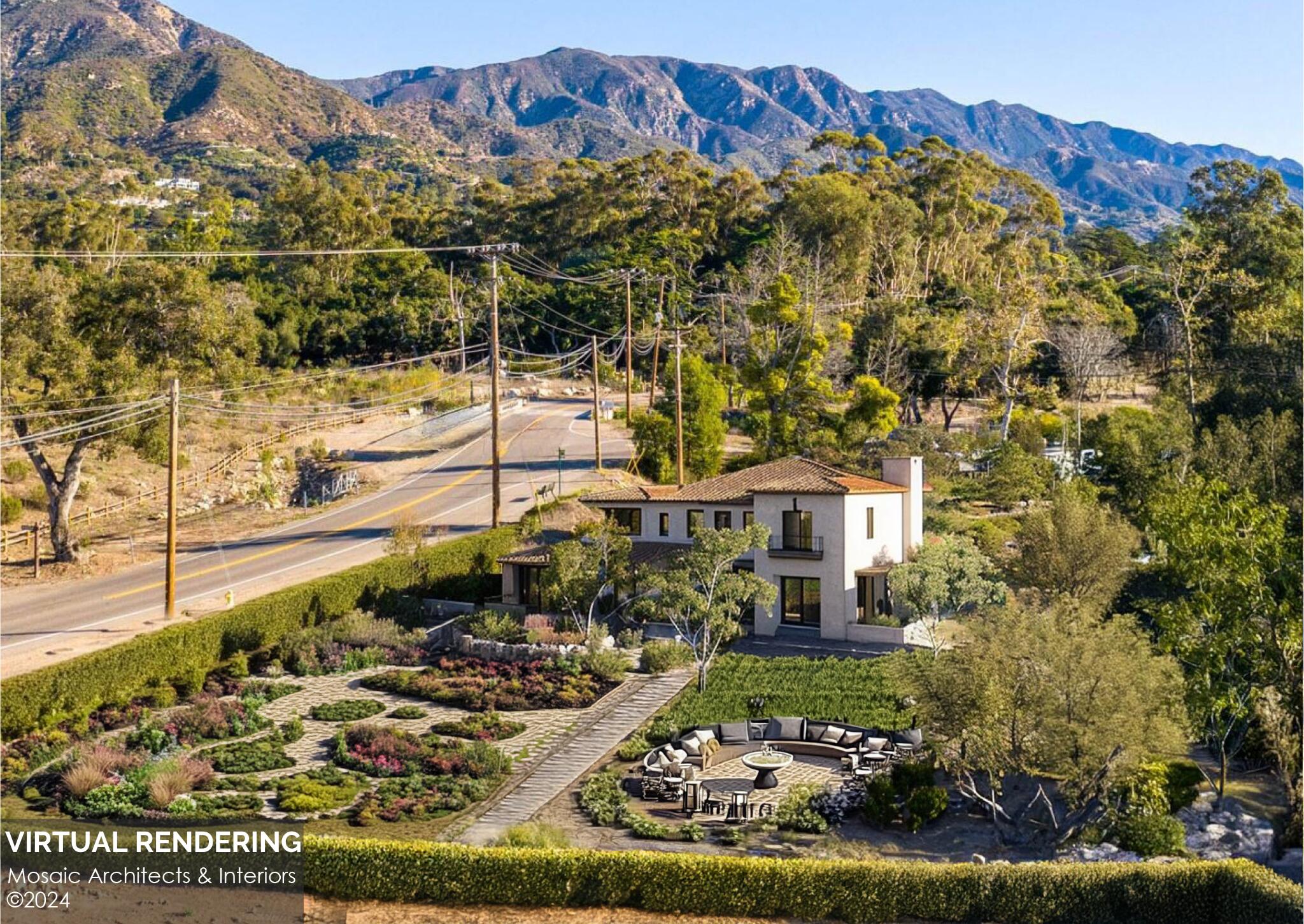 1725 East Valley Road Santa Barbara, CA 93108 - Photo 1 of 11 Virtual Rendering