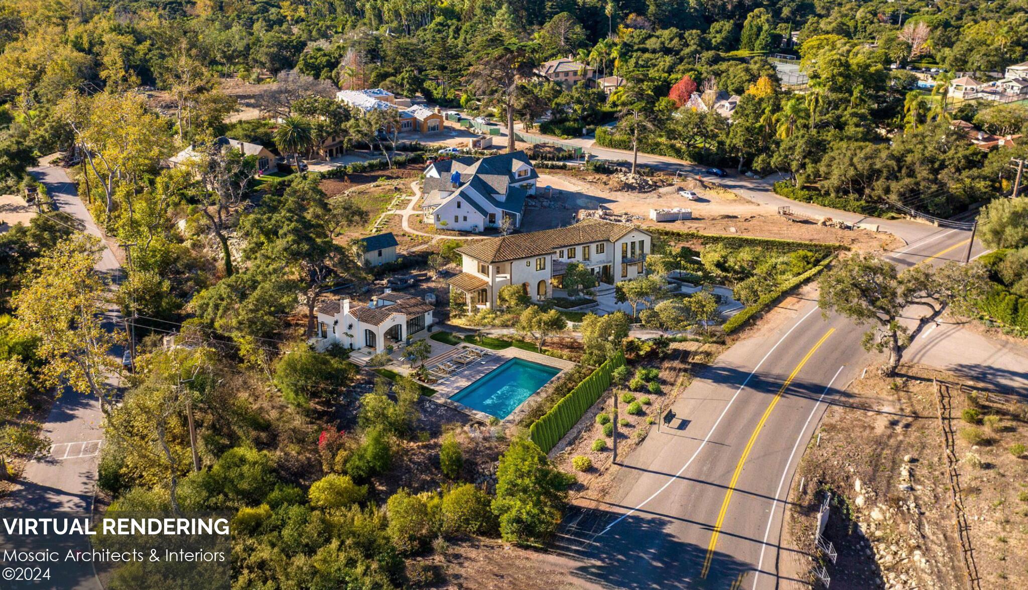 1725 East Valley Road Santa Barbara, CA 93108 - Photo 3 of 11 Virtual Rendering