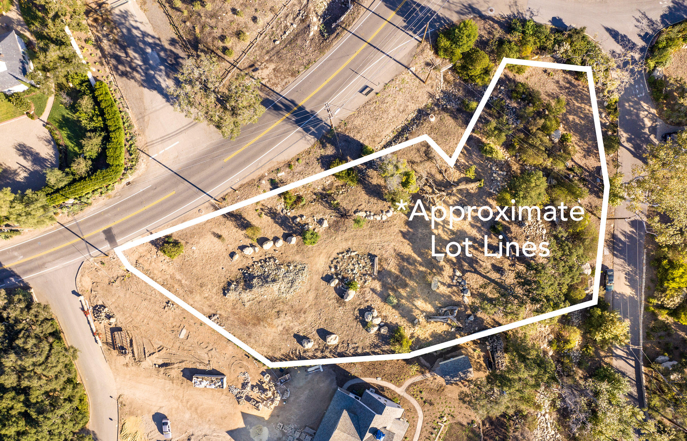 1725 East Valley Road Santa Barbara, CA 93108 - Photo 7 of 11 Approx Lot Lines