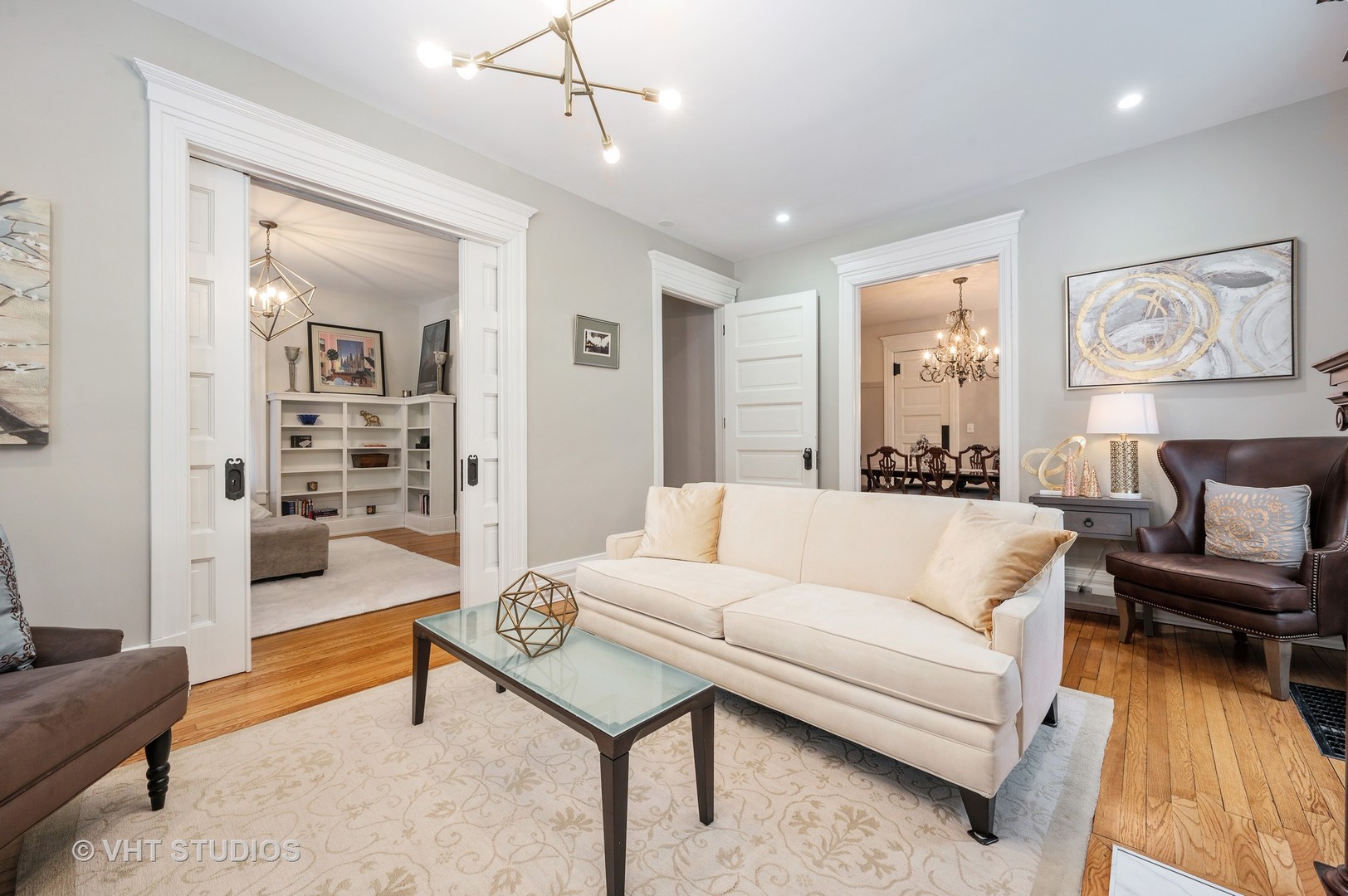 1031 Maple Avenue Evanston, IL 60202 - Photo 10 of 54 a living room with furniture and a wooden floor