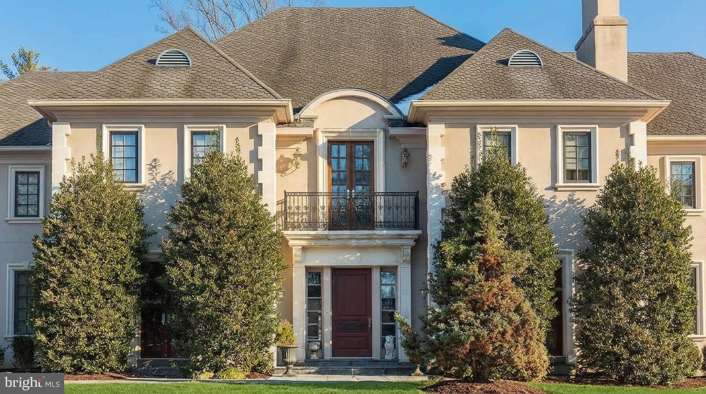 621 Great Springs Road Bryn Mawr, PA 19010 - Photo 7 of 102 Elegant facade with lush greenery.