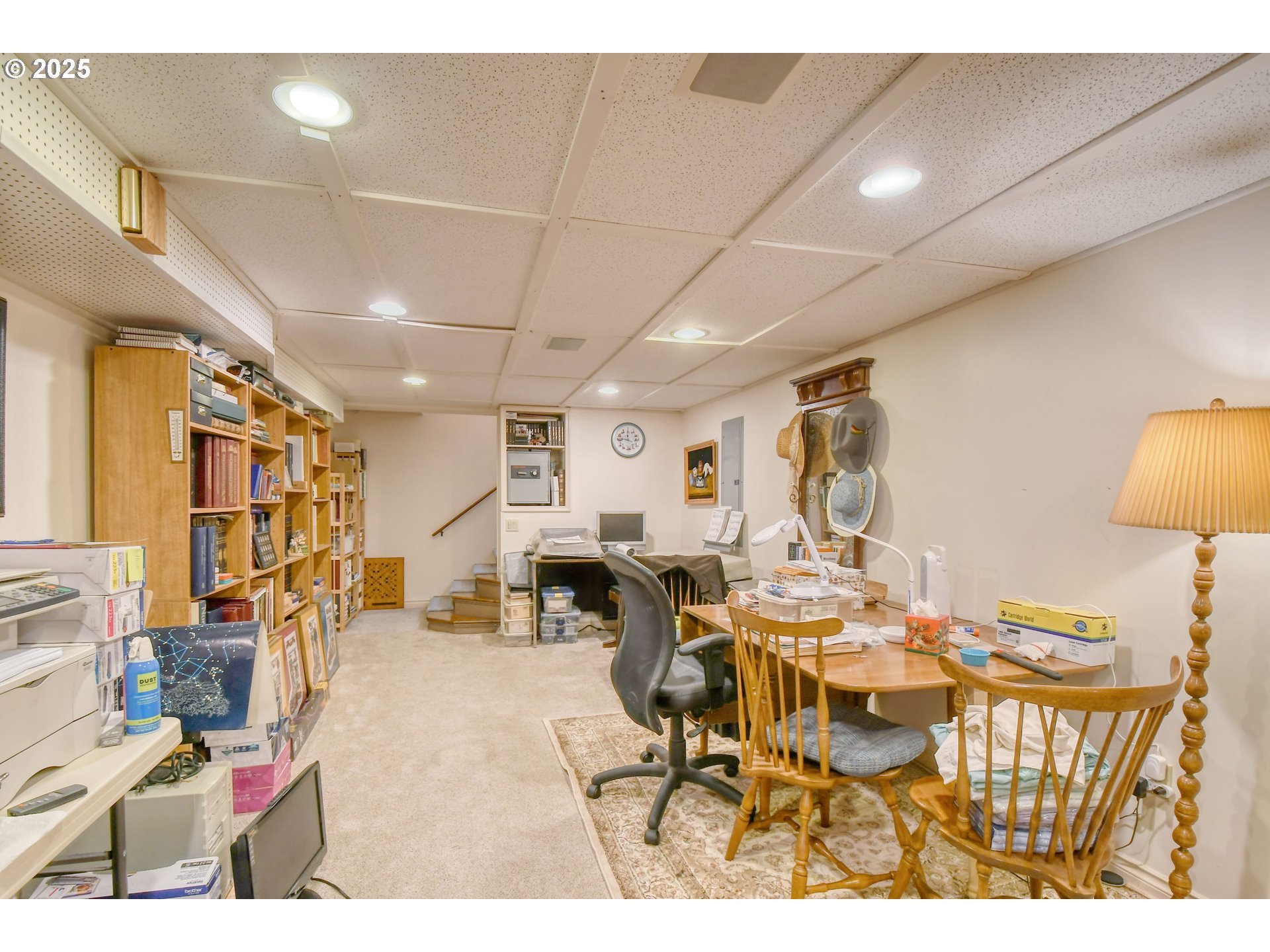 310 East Washington Street Athena, OR 97813 - Photo 27 of 45 a living room with lots of furniture and a view of dining table