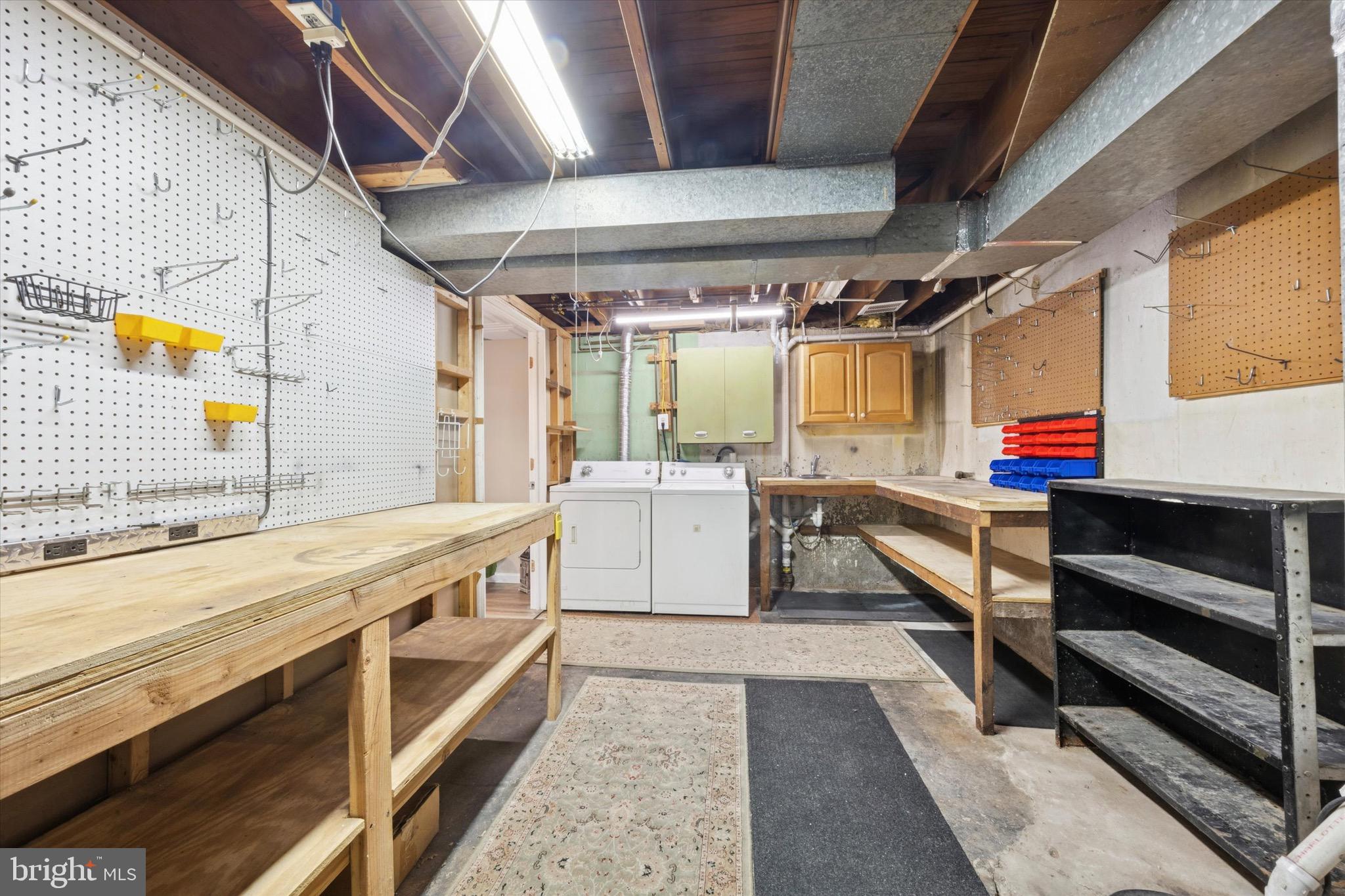 124 Stoney Hill Road Ridley Park, PA 19078 - Photo 24 of 27 Lower level shop/laundry room